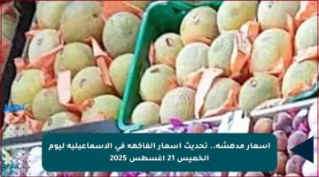أسعار مدهشة.. تحديث أسعار الفاكهة في الإسماعيلية ليوم الخميس 21 أغسطس 2025